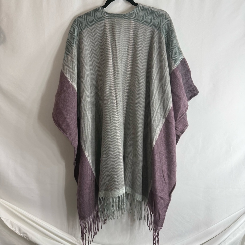 Woolrich Women's One Size Reagan Color Blanket Wrap Shawl Fringe Hem - Picture 7 of 7